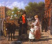 Agasse, Jacques-Laurent The Flower Seller china oil painting reproduction